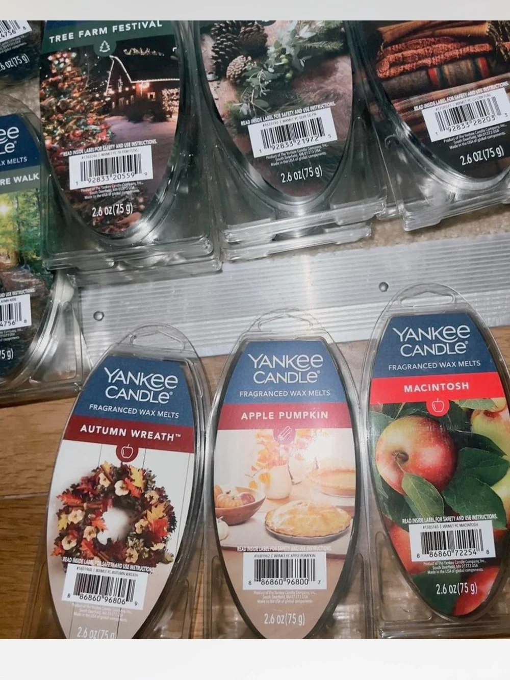 Yankee candle large bundle of new wax melts fall scents